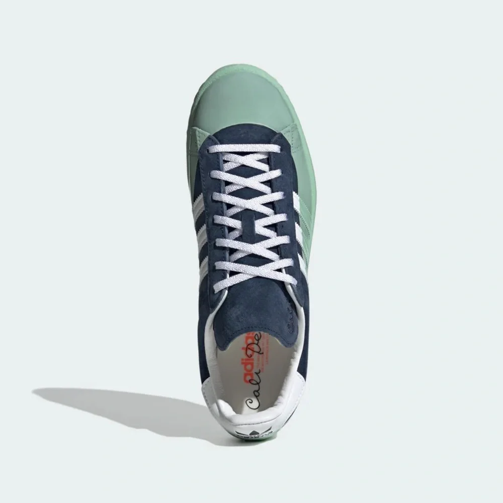 Adidas x Cali Dewitt navy white mint green campus 80s sneakers special edition - Picture 12 of 16